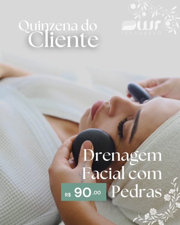 Drenagem Facial com Pedras