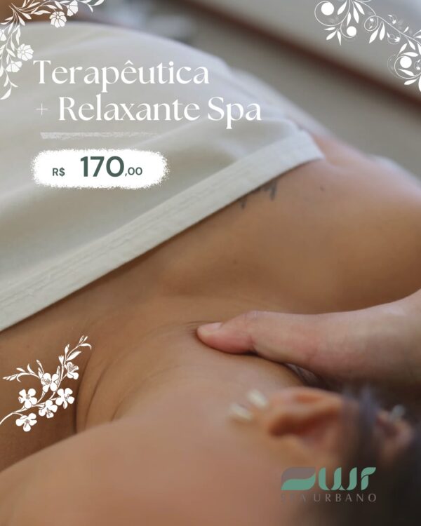 Massagem Terapêutica + Relaxante Momento Spa