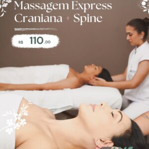 Massagem Express Craniana + Express Spine